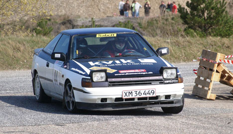 John B. Christensen og Stefan Andersen i Toyota Celica satser på fuld DM-sæson 2009 i Mini Rally.